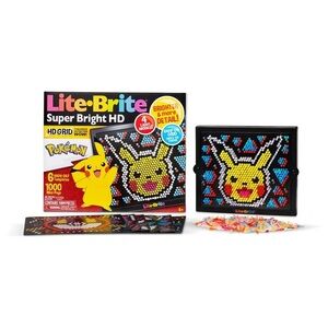 Lite-Brite nwt Super Bright HD, Pokemon Edition - Create Art with Light